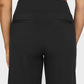 💖SISTE DAGS SALG 50 % RABATT💖Damebukse med høy midje, stretch, casual yoga, vide ben