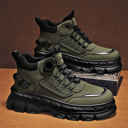 🥾Mest populære herresko – Retro casual chunky ankelstøvler for menn