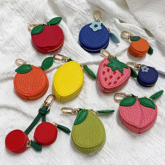 🍊Søt mini-myntpung i form av frukt