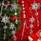 🎅🎄Vinter- og nyttårsfestutstyrssett❄️Krystalljulepynt i form av snøfnugg