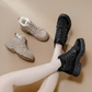 Varm dame-plateau-vintersneaker