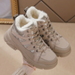 Varm dame-plateau-vintersneaker