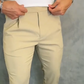 Slim fit dressbukser for menn, smal passform