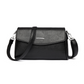 Klassisk crossbody-veske for kvinner med klaff
