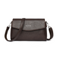Klassisk crossbody-veske for kvinner med klaff
