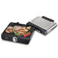 ⏳Begrenset tilbud: 50 % rabatt⏰2200 W røykfri innendørsgrill med non-stick-plate🥩