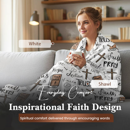 🎁 Begrenset tid 50 % rabatt✨Troinspirert, koselig og ultramyk pledd | Ultramyk komfort med inspirerende design🛋️