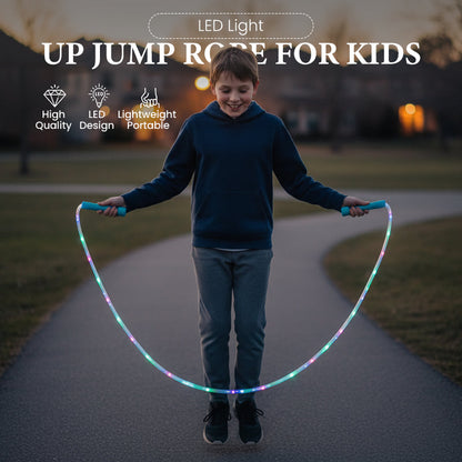 📢📢Kjøp 2 og få 1 gratis ⏰LED-opplyst hoppetau for barn
