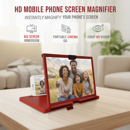 🥳2026 HOT SALE🥳💞OVER 50 000 SOLGT!💥👓❤️ Reduser belastningen på øynene, gjør skjermen «større» | HD-telefonforstørrer for enklere visning🎬✨