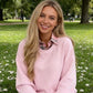 Plaid Patchwork Sweatshirt & Pants Set