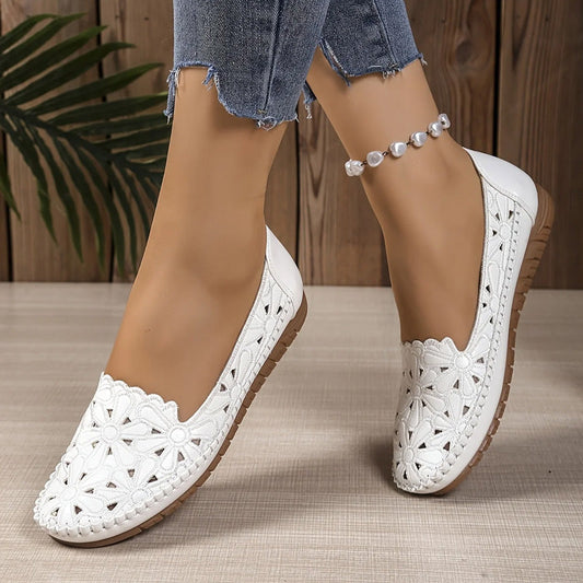 🔥Siste dag av salget: 50 % rabatt — Komfortable, lette og stilige ortopediske sko for kvinner med åpen design.