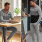 🔈🔈 60 % RABATT!! 🔥👕 Fargerikt treningsdraktsett med hette for menn 👖