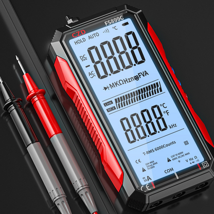 💎 50 % RABATT! 💎 USB-oppladbart digitalt multimeter – automatisk måleområde, tydelig display og profesjonell sikkerhet