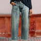 Retro ankellange damejeans med rette ben