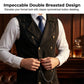 Uformelle retro-vest med slim fit for menn, som kan brukes sammen med dress eller smoking.