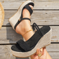 Bohemian plattformkilehæl-sandaler for kvinner