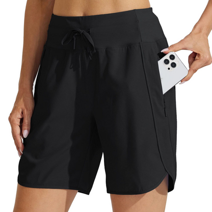 🌞Sommerutsalg – 50 % rabatt🩳Høytaljede, hurtigtørkende treningsshorts for damer