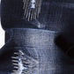 Herrejeans i rett passform med slitt look