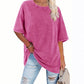 Oversized T-skjorte i vasket vintage-stil for damer