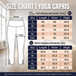Elastiske yoga-capribukser med mageinnsats for kvinner