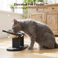 Hevet matskål for hund og katt med 3 skåler - sklisikker og stabil 🐾🥣