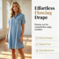 🔥 Tidsbegrenset tilbud – Opptil 60 % rabatt🔥Casual skjortekjole i denim for damer