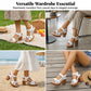 👡 50 % RABATT NÅ!  🔥 Sommer-sandaler med én rem og platehæl for kvinner – komfortable, lette og perfekte til stranden eller til hverdagsbruk ☀️
