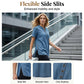 😍Nyhet – 40 % rabatt💙Pustevennlig, uformell topp i denimlook for damer