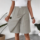 Skort med elastisk linning og snøring for kvinner