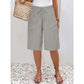 （S-4XL）Casual capri-shorts med snøring for damer