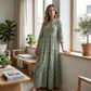 💥✨50 % rabatt i en begrenset periode🌸Sommerkjole med blomstermønster for damer🌞 Gå stilig inn i sommeren