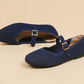 👞 BEGRENSET TILBUD: 50 % RABATT! ✨ Pustende ballerinasko med firkantet tå – strikket, lette og komfortable 👣