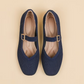 👞 BEGRENSET TILBUD: 50 % RABATT! ✨ Pustende ballerinasko med firkantet tå – strikket, lette og komfortable 👣