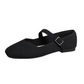 👞 BEGRENSET TILBUD: 50 % RABATT! ✨ Pustende ballerinasko med firkantet tå – strikket, lette og komfortable 👣