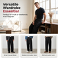 ⏳50 % rabatt i en begrenset periode⏰Klassisk dressbukse med vid benvidde for menn