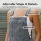 🎁 Casual jumpsuit i slitt denim for damer, avslappet heldrakt med trendy slitte detaljer for hverdagsstil