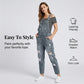🎁 Casual jumpsuit i slitt denim for damer, avslappet heldrakt med trendy slitte detaljer for hverdagsstil