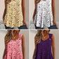 👚 50 % RABATT NÅ! 🌸 Tank-top med blomstermønster for damer – myk, pustende og ermeløs – perfekt for varme dager, strandturer eller avslappet lag-på-lag-stil ☀️