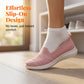 Pustende slip-on-tursko i mesh for damer