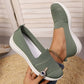 Pustende slip-on-tursko i mesh for damer