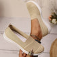 Pustende slip-on-tursko i mesh for damer
