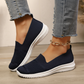 Pustende slip-on-tursko i mesh for damer