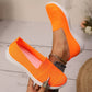 Pustende slip-on-tursko i mesh for damer