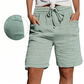 Casualshorts for damer med elastisk linning