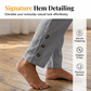 🔥 50 % RABATT 👖 Damebukser med snøring i livet og knapper ved anklene ✨ Lette, stilrene og perfekte til en avslappet hverdag 🌿