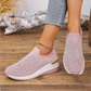 Dame Slip-On Sneakers med Rhinstein Sommerfuglmotiv