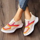 Pustevennlige strikkede slip-on-joggesko for kvinner