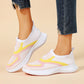 Pustevennlige strikkede slip-on-joggesko for kvinner