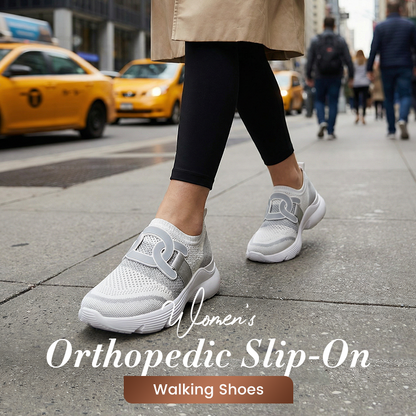 🔥🎁Nyhet 50 % RABATT🔥Ortopediske slip-on-tursko for damer 👟Gåturer uten anstrengelse