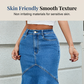 👗👖 Elegant denimskjørt med høy midje og fiskehale-kant